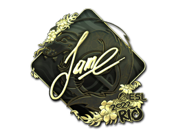 Item Sticker | Jame (Gold) | Rio 2022