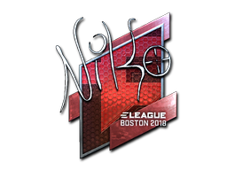 Item Sticker | NiKo (Foil) | Boston 2018