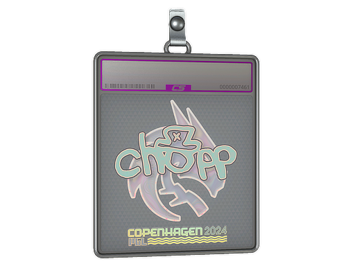 Item Sticker Slab | chopper (Holo) | Copenhagen 2024