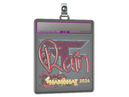 Item Sticker Slab | rain (Holo) | Shanghai 2024
