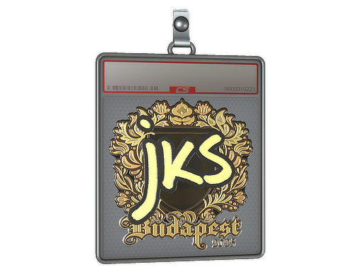 Item Sticker Slab | jks (Gold) | Budapest 2025