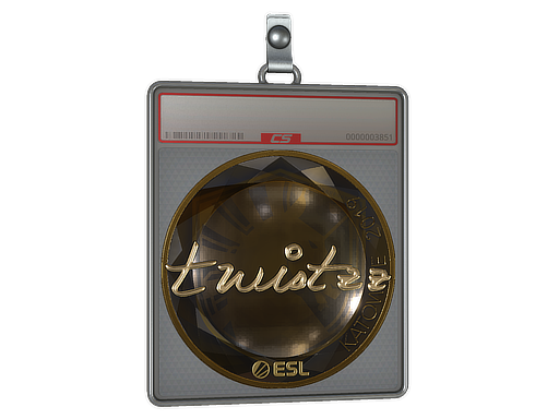 Item Sticker Slab | Twistzz (Gold) | Katowice 2019