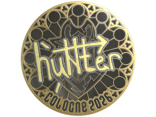 Item Sticker | huNter- (Gold) | Cologne 2026