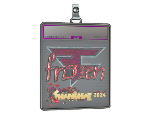 Item Sticker Slab | frozen (Holo) | Shanghai 2024