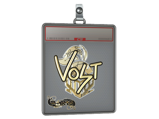 Item Sticker Slab | volt (Gold) | Paris 2023