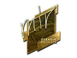 Item Sticker | mir (Gold) | Boston 2018