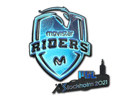 Item Sticker | Movistar Riders (Holo) | Stockholm 2021