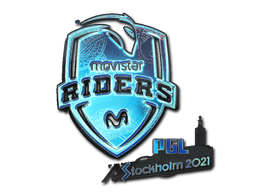 Cosmetic Sticker | Movistar Riders (Holo) | Stockholm 2021 of Craft