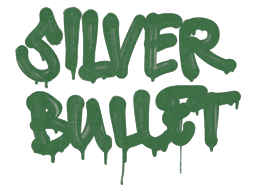 Item Sealed Graffiti | Silver Bullet (Jungle Green)