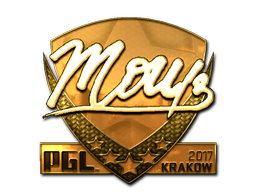 Item Sticker | mou (Gold) | Krakow 2017
