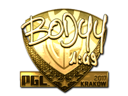 Item Sticker | bodyy (Gold) | Krakow 2017