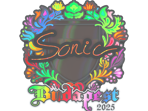 Item Sticker | Sonic (Holo) | Budapest 2025