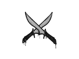 Item Graffiti | X-Knives (Shark White)