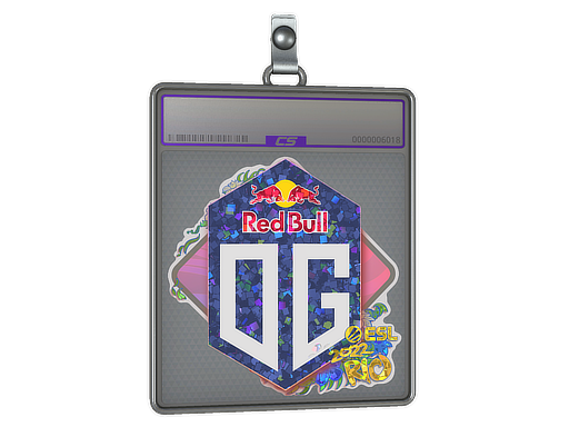 Item Sticker Slab | OG (Glitter) | Rio 2022