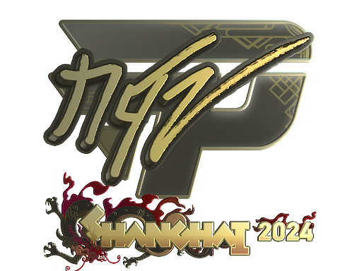 Item Sticker | NQZ (Gold) | Shanghai 2024