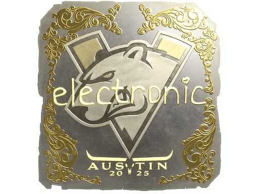 Item Sticker | electronic (Gold) | Austin 2025