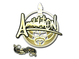 Item Sticker | ANNIHILATION (Gold) | Paris 2023