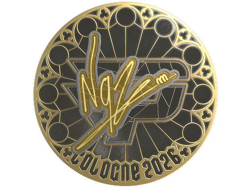 Item Sticker | NQZ (Gold) | Cologne 2026