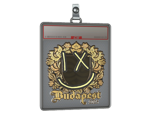 Item Sticker Slab | lux (Gold) | Budapest 2025