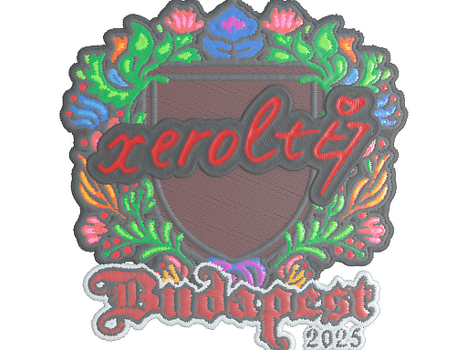 Item Sticker | xerolte (Embroidered) | Budapest 2025