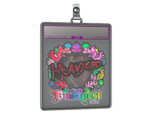 Item Sticker Slab | Heavygod (Holo) | Budapest 2025