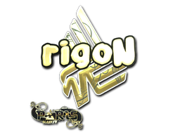 Item Sticker | rigoN (Gold) | Paris 2023