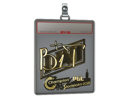 Item Sticker Slab | b1t (Gold) | Stockholm 2021