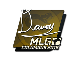 Item Sticker | DAVEY | MLG Columbus 2016
