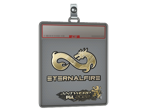 Item Sticker Slab | Eternal Fire (Gold) | Antwerp 2022