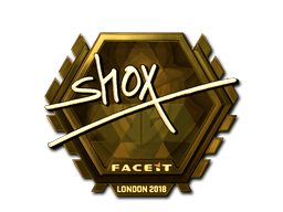 Item Sticker | shox (Gold) | London 2018