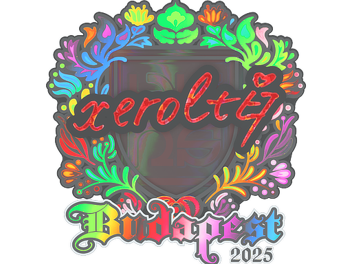 Item Sticker | xerolte (Holo) | Budapest 2025