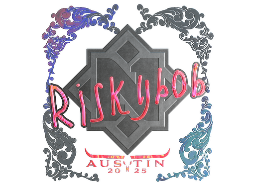 Item Sticker | riskyb0b (Holo) | Austin 2025