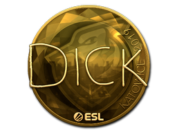 Item Sticker | DickStacy (Gold) | Katowice 2019
