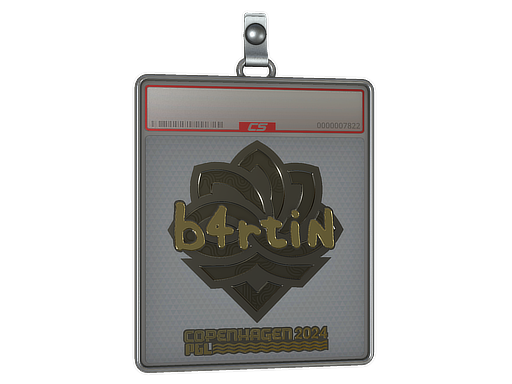 Item Sticker Slab | b4rtiN (Gold) | Copenhagen 2024