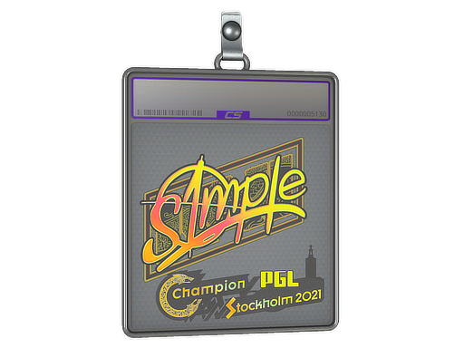 Item Sticker Slab | s1mple (Holo) | Stockholm 2021