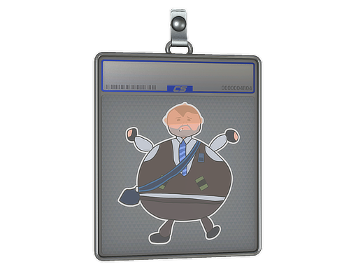 Item Sticker Slab | Poorly Drawn Number K