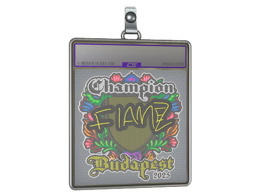 Item Sticker Slab | FlameZ (Embroidered, Champion) | Budapest 2025