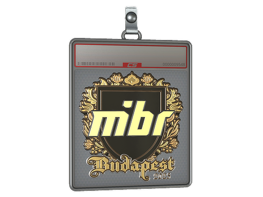 Item Sticker Slab | MIBR (Gold) | Budapest 2025