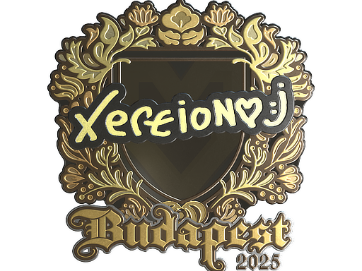 Item Sticker | xertioN (Gold) | Budapest 2025