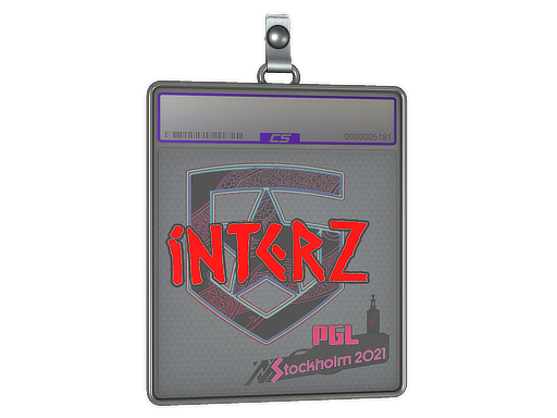 Item Sticker Slab | interz (Holo) | Stockholm 2021