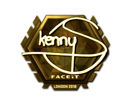 Item Sticker | kennyS (Gold) | London 2018