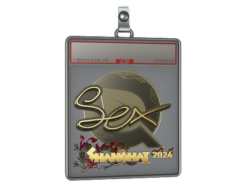 Item Sticker Slab | dexter (Gold) | Shanghai 2024