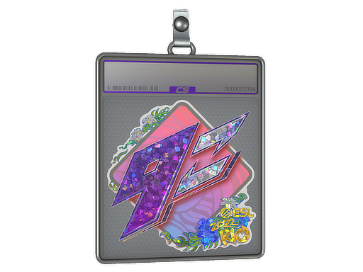 Item Sticker Slab | 9z Team (Glitter) | Rio 2022