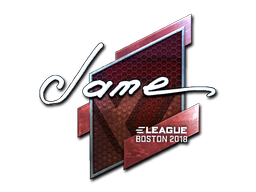 Item Sticker | Jame (Foil) | Boston 2018