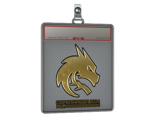 Item Sticker Slab | Team Spirit (Gold) | Copenhagen 2024