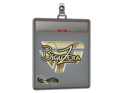 Item Sticker Slab | biguzera (Gold) | Paris 2023