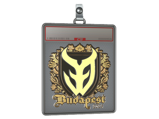 Item Sticker Slab | 3DMAX (Gold) | Budapest 2025