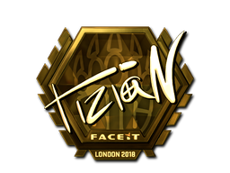 Item Sticker | tiziaN (Gold) | London 2018