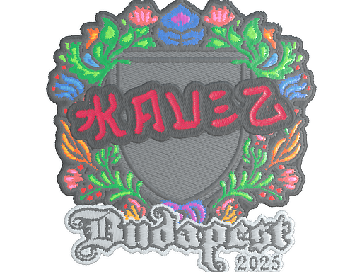 Item Sticker | kauez (Embroidered) | Budapest 2025