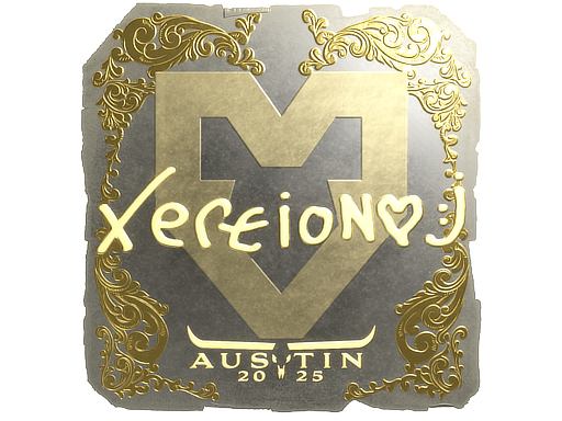 Item Sticker | xertioN (Gold) | Austin 2025